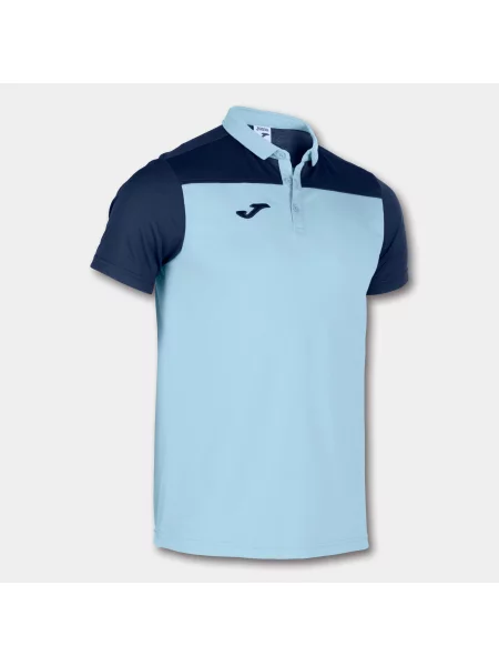 Koszulka polo do tenisa Joma Hobby II niebieska