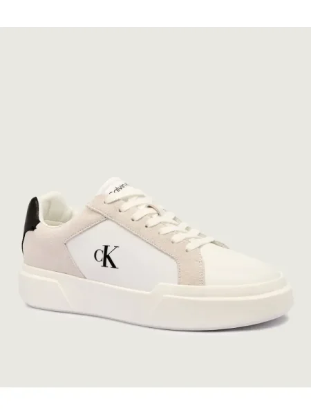 Sneakerși Calvin Klein chunky alb