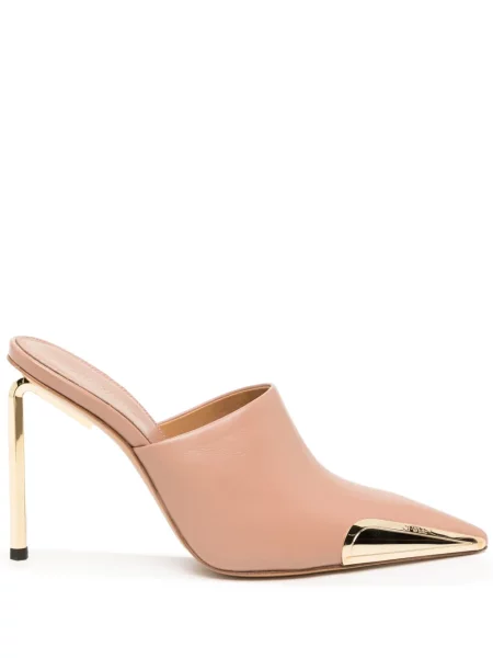 Papuci tip mules Off-white din piele