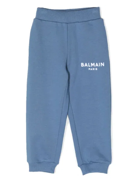 Spodnie dziecięce Balmain niebieskie