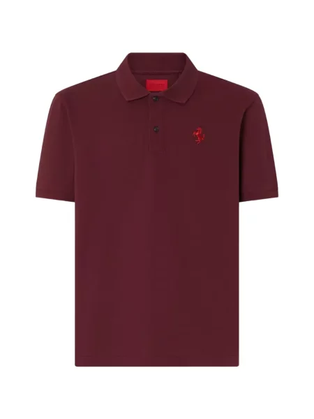 Tricou polo Ferrari cu autograf roșu