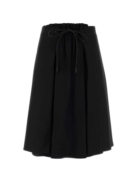 Fustă midi Moncler evazată cu cordon negru