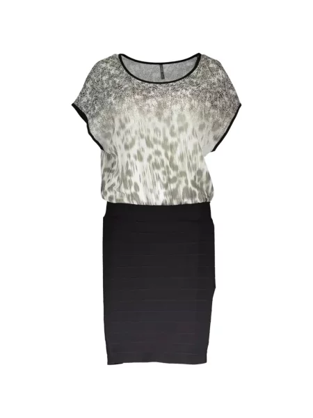 Rochie mini Guess cu imagine negru