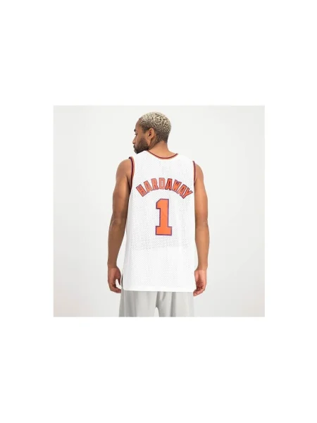 Tricou Mitchell & Ness din jerseu alb