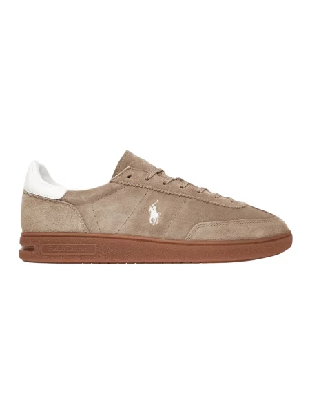 Polo Ralph Lauren sneakersy zamszowe Bedford Pp beżowy brązowe
