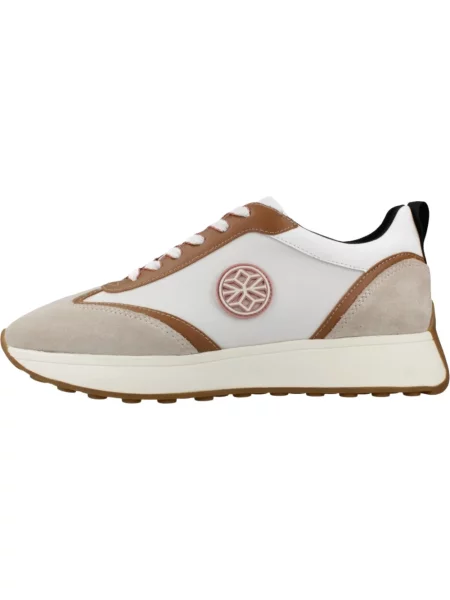 Sneakersy Geox skórzane brązowe