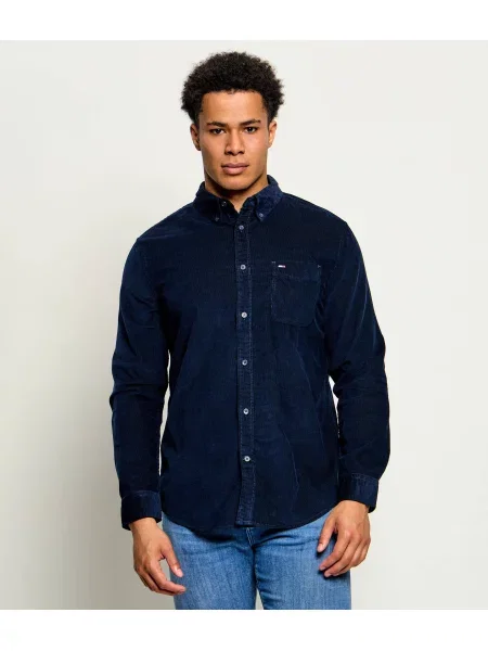 Tommy Jeans Ing | kordbársony kék