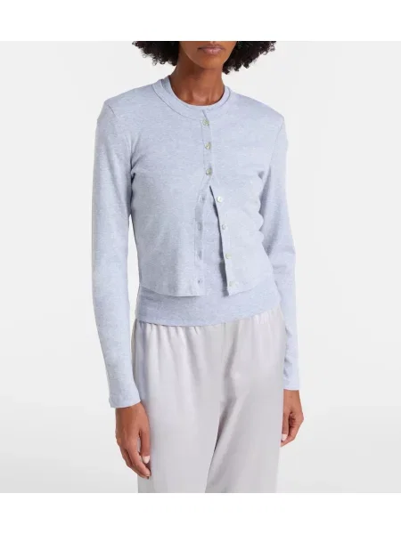 Cardigan Leset din jerseu gri