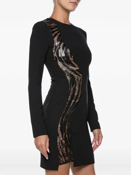 Rochie mini Just Cavalli cu paiete negru