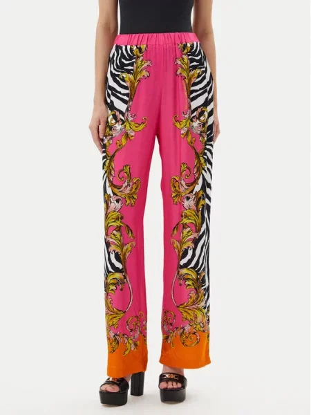 Брюки Versace Jeans Couture розовые
