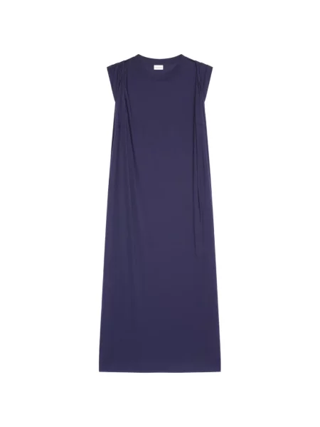 Sukienka koszulowa Dries Van Noten fioletowa