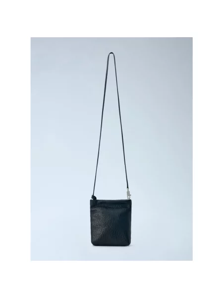 Torba crossbody Rick Owens skórzana czarna