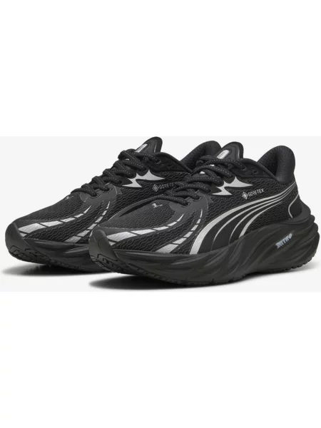 Buty do biegania Puma Velocity NITRO 4 GORE-TEX czarno-srebrne 37 czarne