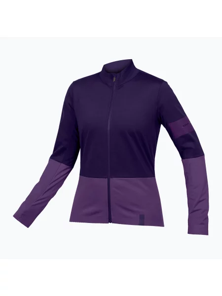 Дамски суитшърт за колоездене Endura Jetstream bramble виолетово