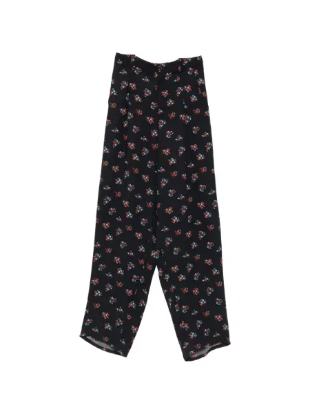 Pantaloni N°21 cu model floral albastru
