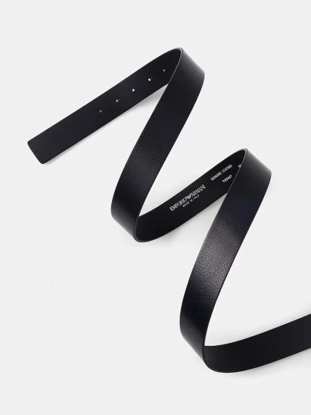 Emporio Armani usnjen pas modra