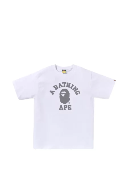 Tricou A Bathing Ape® cu imagine alb