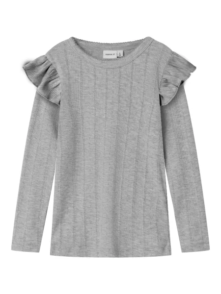 NAME IT Tricou NMFJulia piatră gri