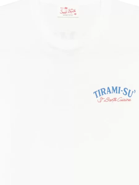 Tricou Mc2 Saint Barth cu imagine alb