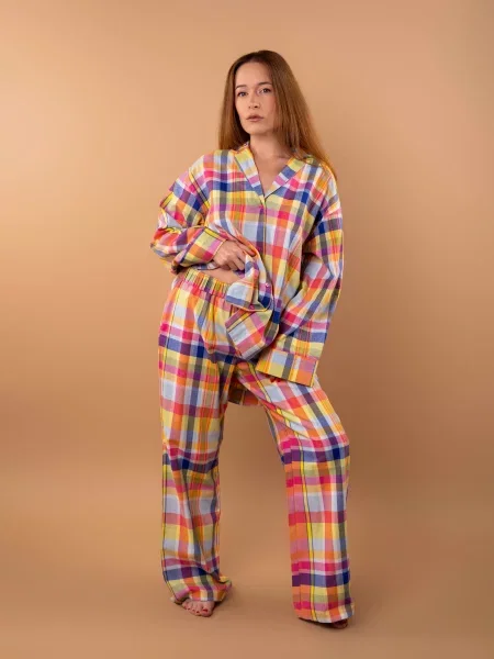 Штани для дому brabrabra мультиколор