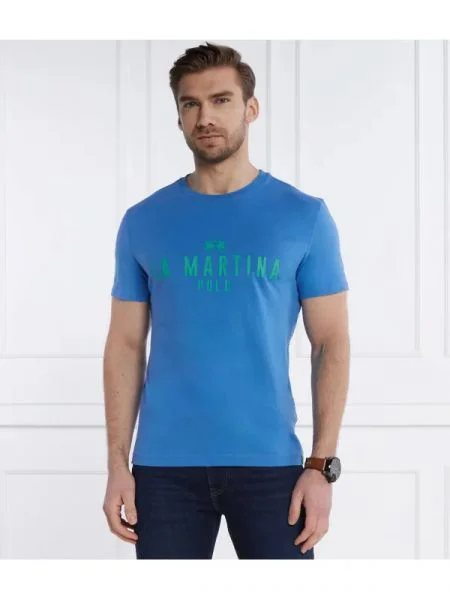La Martina Tricou albastru
