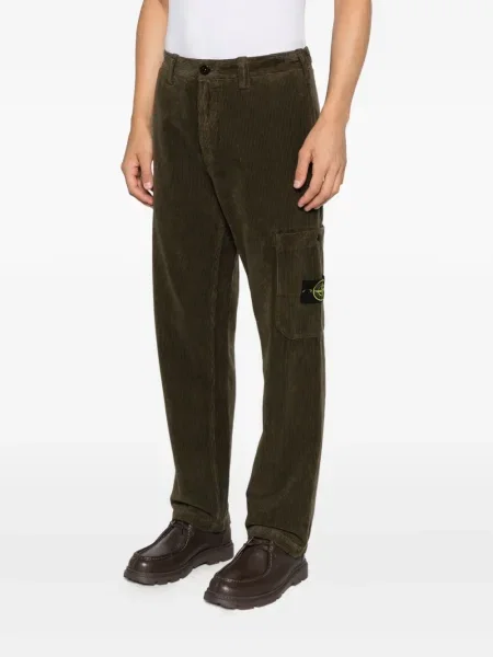 Παντελόνι Stone Island κοτλέ πέτρες πράσινο