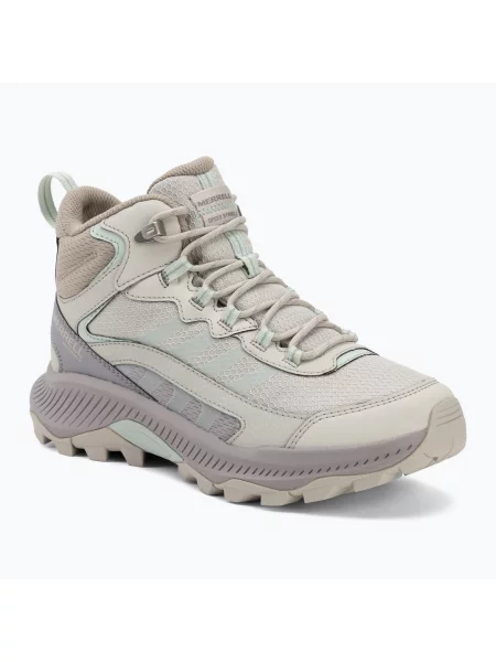 Дамски туристически обувки Merrell Speed Strike 2 Mid Waterproof greige бежово