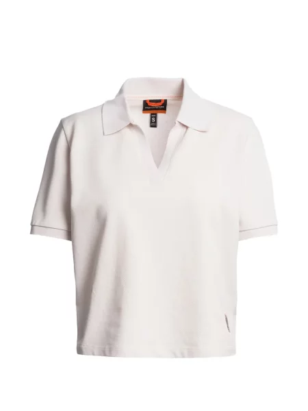 Top Parajumpers z dekoltem w serek biały