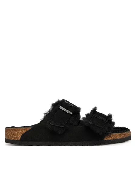 Кроссовки Birkenstock из овчины черные