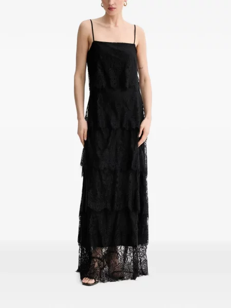 Rochie maxi Aniye By din dantelă negru