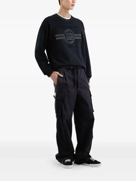 Hanorac crewneck Dolce & Gabbana albastru