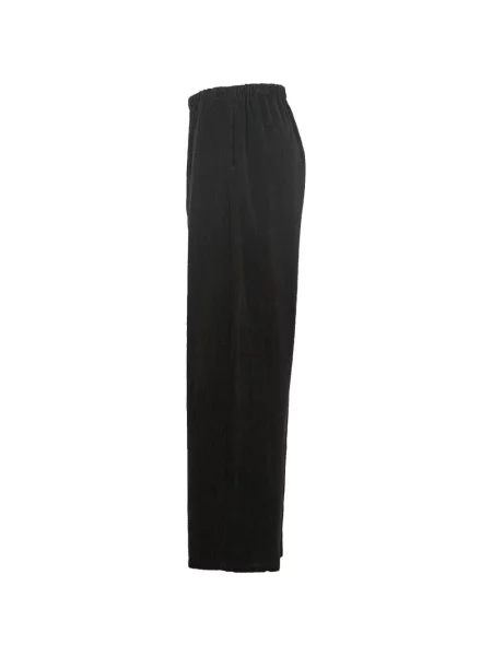 Pantaloni Apuntob de catifea cord cu cordon negru