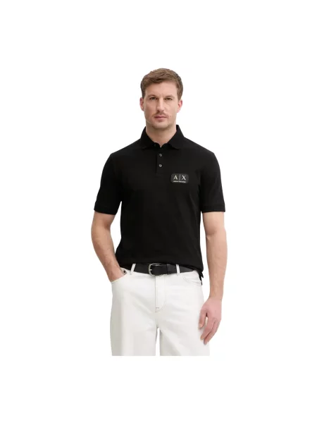 Armani Exchange polo czarna