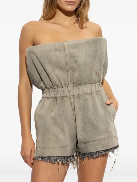 Salopetă Rick Owens asimetrică gri