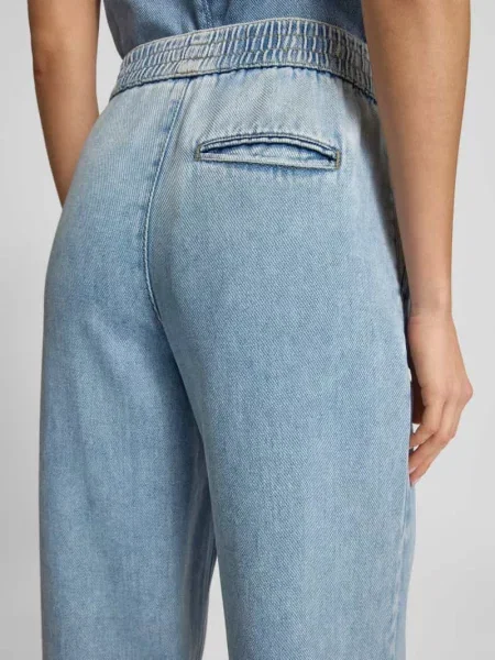 Jeansy z szerokimi nogawkami i wpuszczanymi Jake*s Casual niebieskie