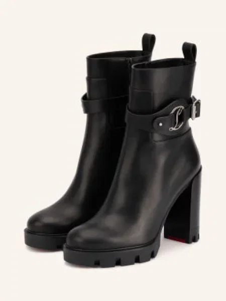 Christian Louboutin Botki Dianouchette Lug schwarz czarne