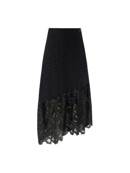 Spódnica midi Guess czarna