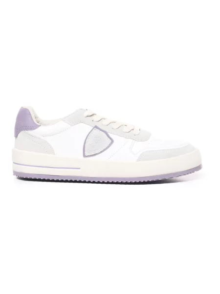 Buty do tenisa Philippe Model zamszowe do tenisa białe