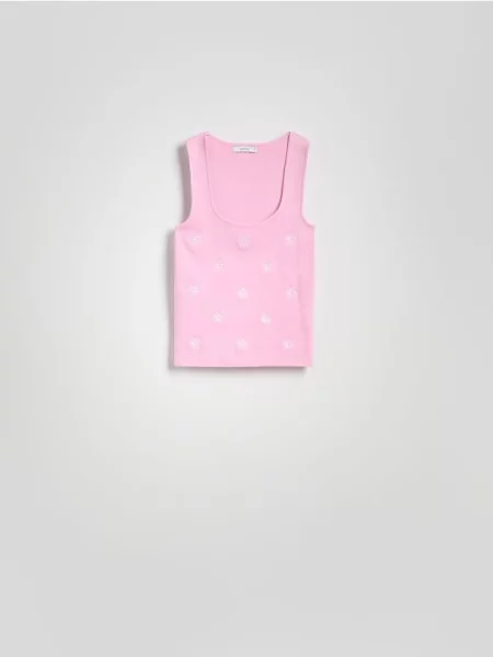 Reserved Bluzka z wiskozą różowy