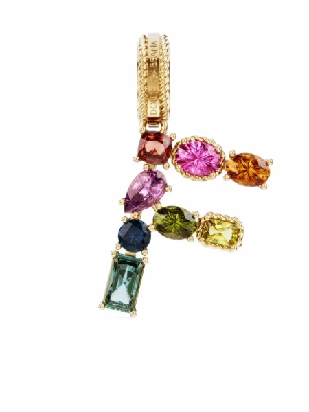 Pandantiv Dolce & Gabbana Rainbow cu strasuri galben