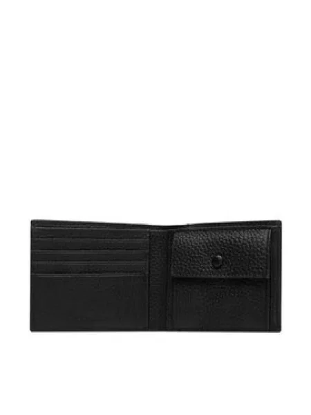 Calvin Klein Piniginė / sidabrinė juoda