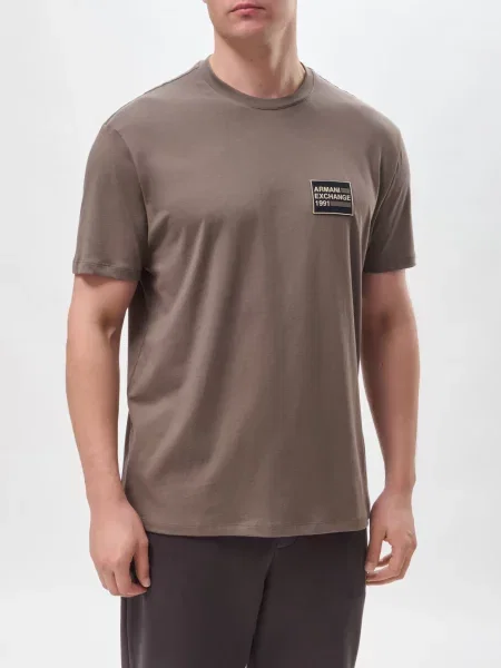Футболка Armani Exchange коричнева