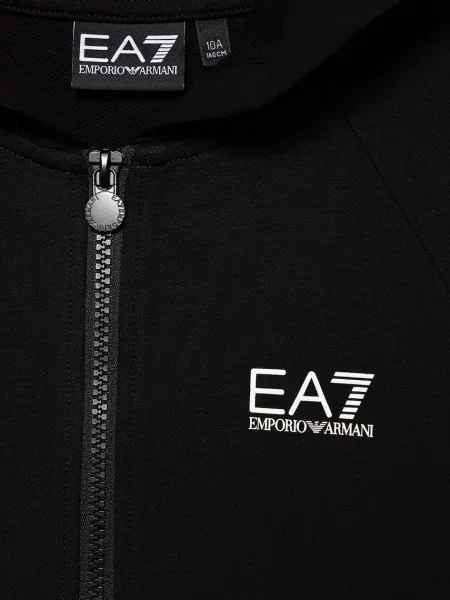 Emporio Armani кофта з капюшоном дитяча з бавовною