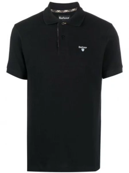 Tricou polo Barbour cu broderie