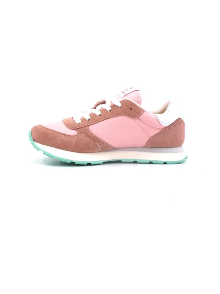 Sneakersy Sun68 skórzane różowe