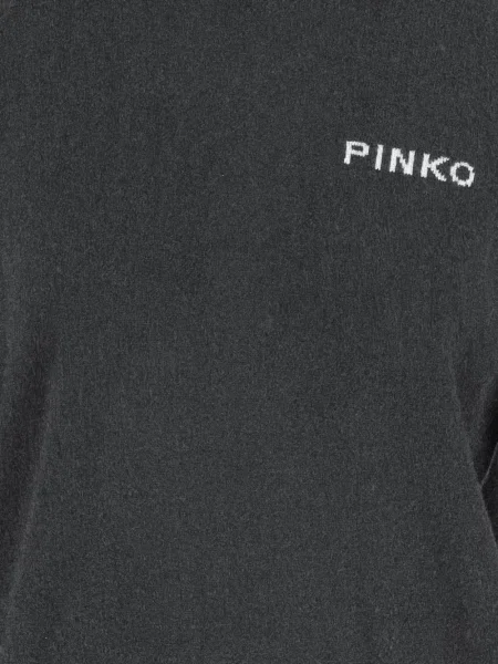 Pulover Pinko cu broderie gri