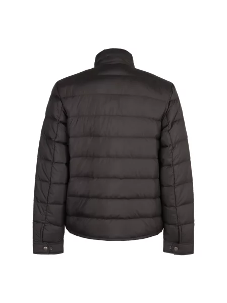 Kurtka puchowa Woolrich z mikrofibry czarna