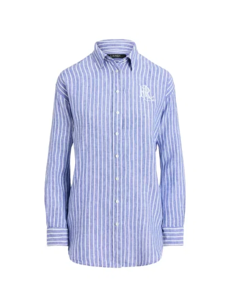 Cămașă Lauren Ralph Lauren cu broderie albastru