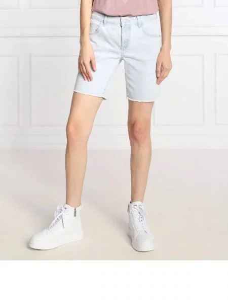 GUESS Pantaloni scurți BOYFRIEND albastru