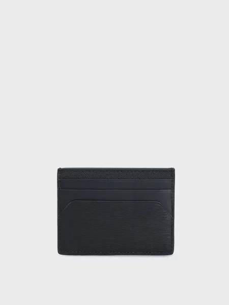 Кожаный кошелек Tommy Hilfiger черный